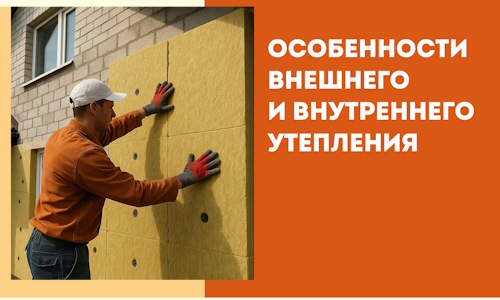 Какие особенности внешнего и внутреннего утепления в Каспийске