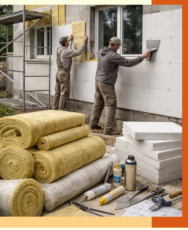 Утепление домов в Каспийске под ключ от 4276 руб/м2 | Профессионально — ТепломастерКсп