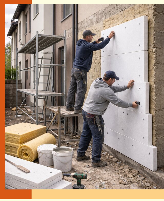 Утепление таунхауса с гарантией комфорта в Каспийске