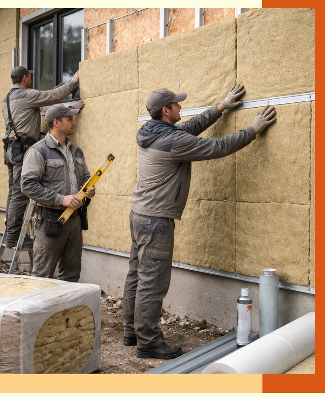 Утепление дома из SIP панелей в Каспийске от 6312 руб./м² под ключ | ТепломастерКсп