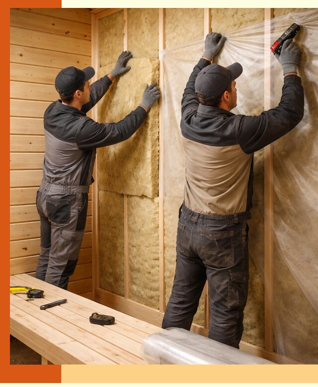 Профессиональное утепление сауны в Каспийске с гарантиями качества