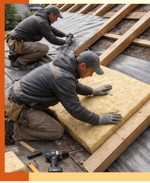 Профессиональное утепление крыши в Каспийске качественно и надежно