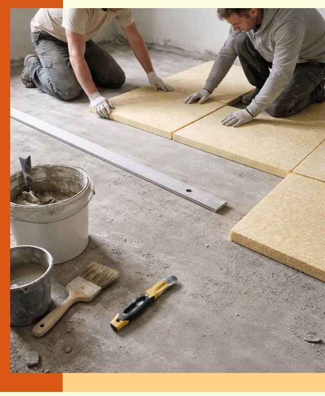 Утепление бетонного пола в Каспийске профессионально и недорого