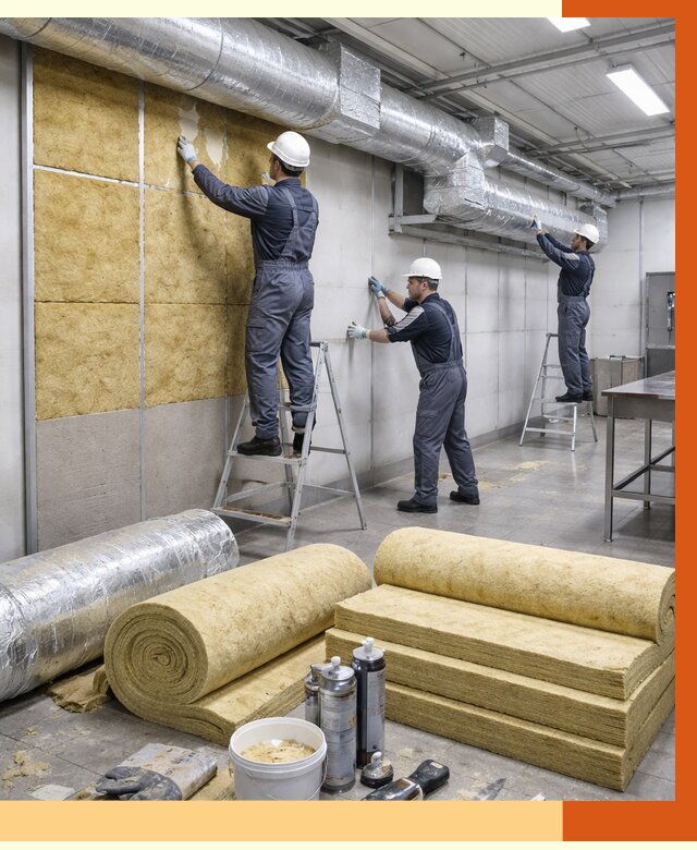 Утепление пищевого цеха в Каспийске от 12726 руб./м² — комплексно под ключ | ТепломастерКсп