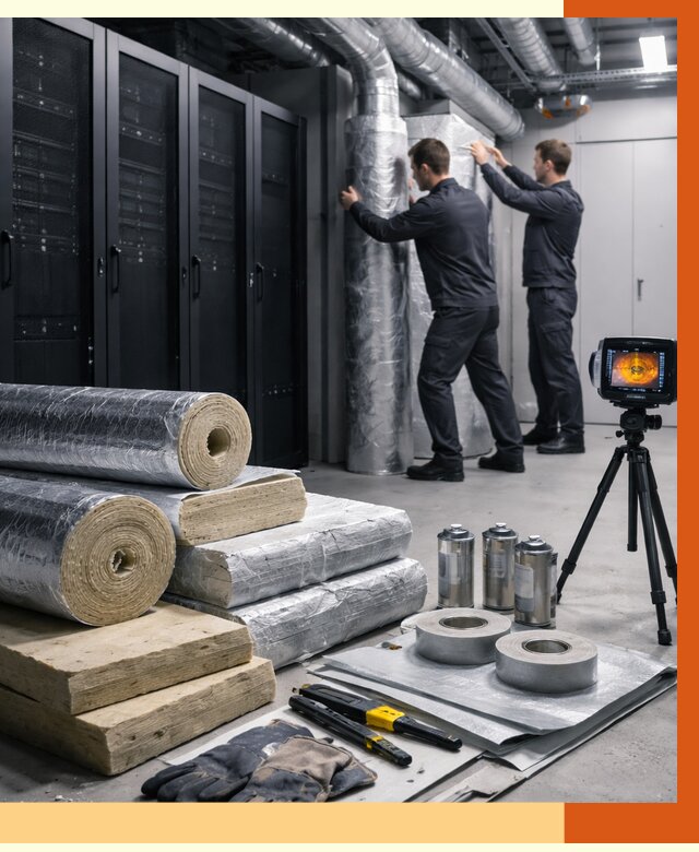 Утепление серверной в Каспийске от 8654 руб./м² — комплексно под ключ | ТепломастерКсп