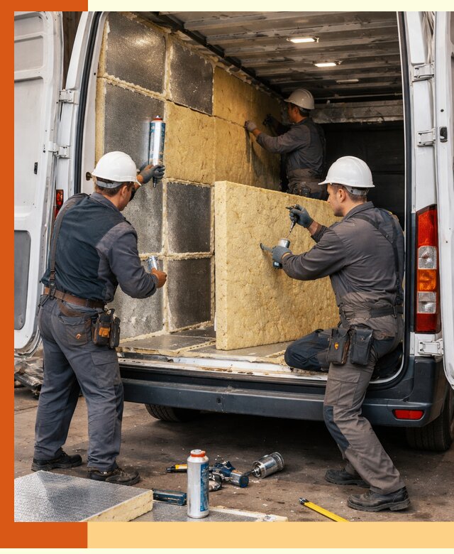 Утепление фургона-рефрижератора в Каспийске для сохранения температуры