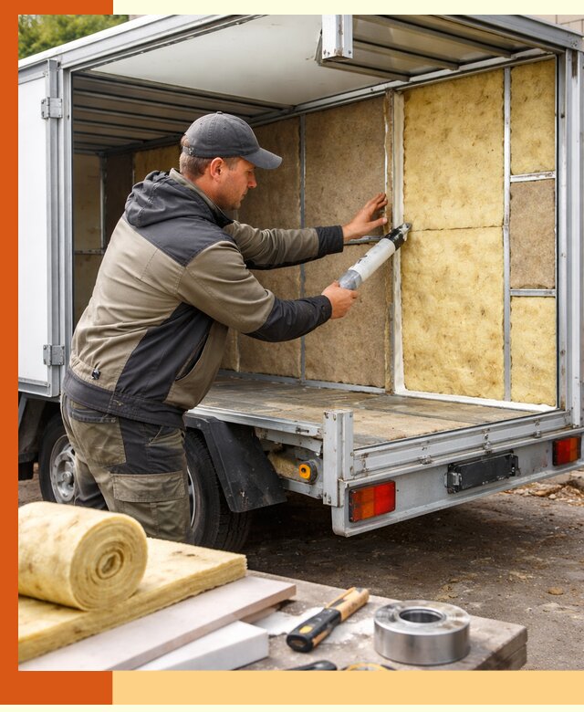 Профессиональное утепление прицепа в Каспийске для любых условий