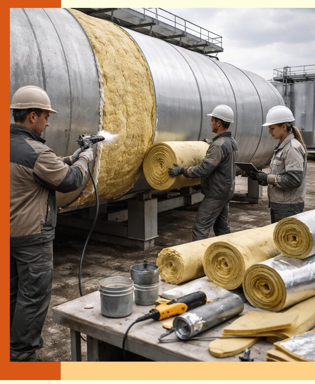 Утепление цистерны в Каспийске — утеплители и монтаж под ключ