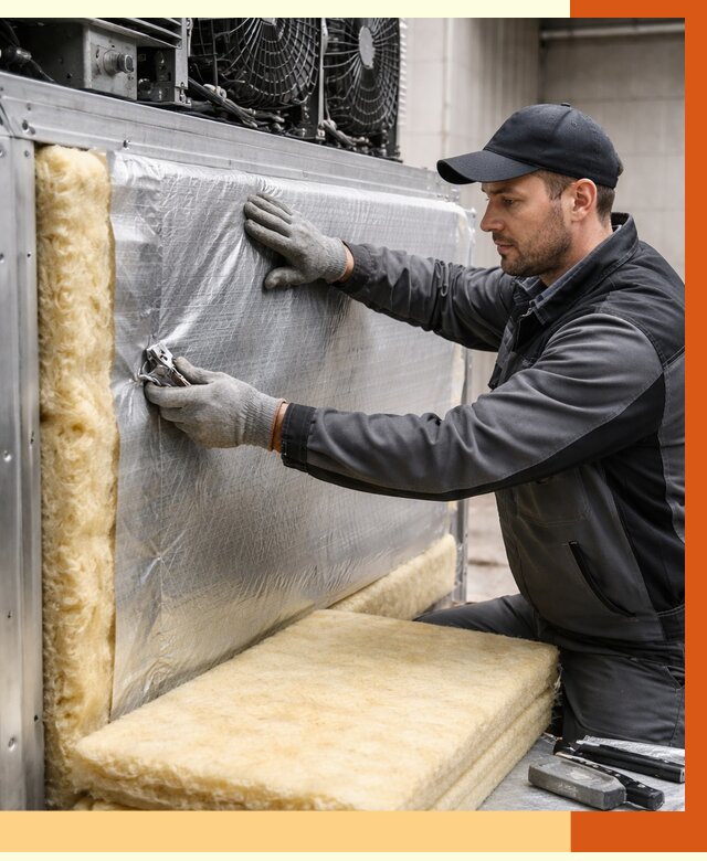 Утепление холодильного агрегата в Каспийске от 8654 руб. под ключ | ТепломастерКсп