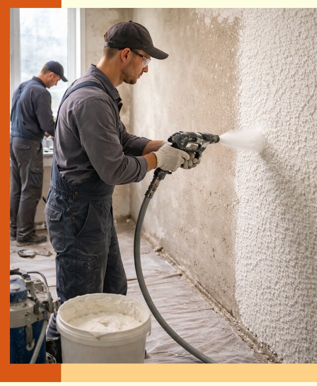 Утепление стен жидкой теплоизоляцией в Каспийске для квартир и домов