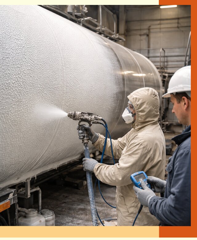 Утепление автоцистерны жидкой теплоизоляцией в Каспийске от 14762 руб. под ключ | ТепломастерКсп