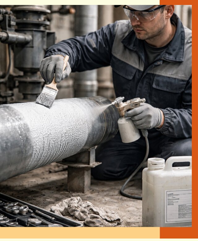 Утепление оборудования жидкой теплоизоляцией в Каспийске от 4581 руб. | ТепломастерКсп