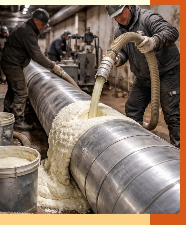 Утепление теплотрассы жидкой теплоизоляцией в Каспийске от 4276 руб. | ТепломастерКсп