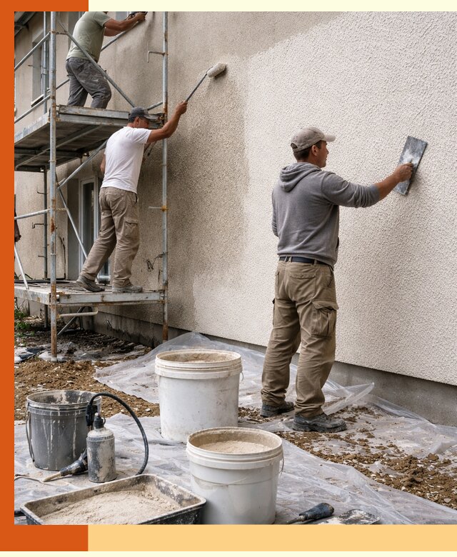 Утепление фасада жидкой пробкой в Каспийске