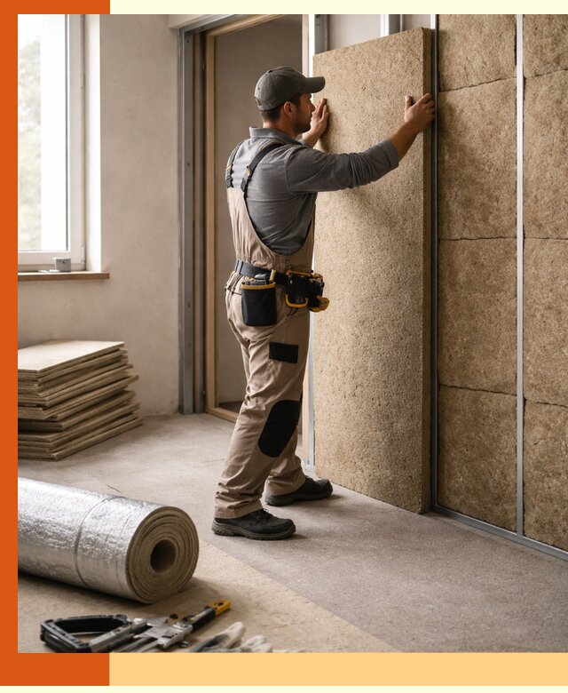 Шумоизоляция дома в Каспийске — комплексная защита от шума