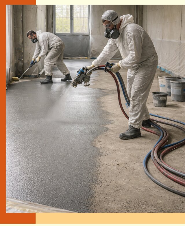 Гидроизоляция полимочевиной полов и конструкций в Каспийске