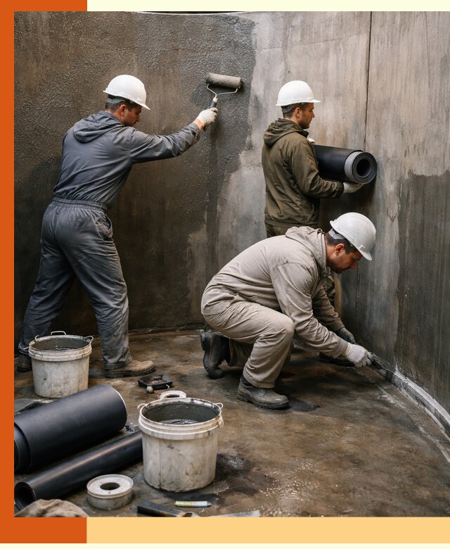 Гидроизоляция резервуара профессионально в Каспийске