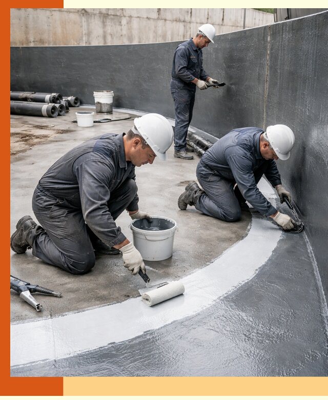 Гидроизоляция резервуара для топлива в Каспийске