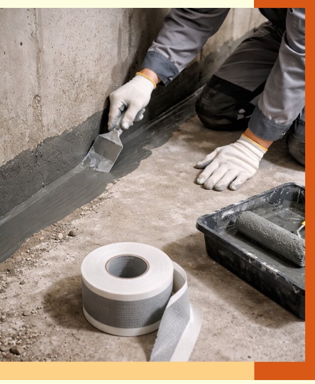 Гидроизоляция швов и герметизация стыков в Каспийске от 1273 руб. | ТепломастерКсп