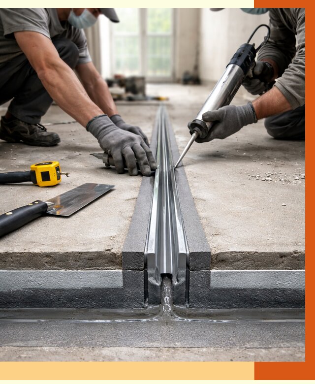 Гидроизоляция деформационного шва в Каспийске от 7636 руб. под ключ | ТепломастерКсп