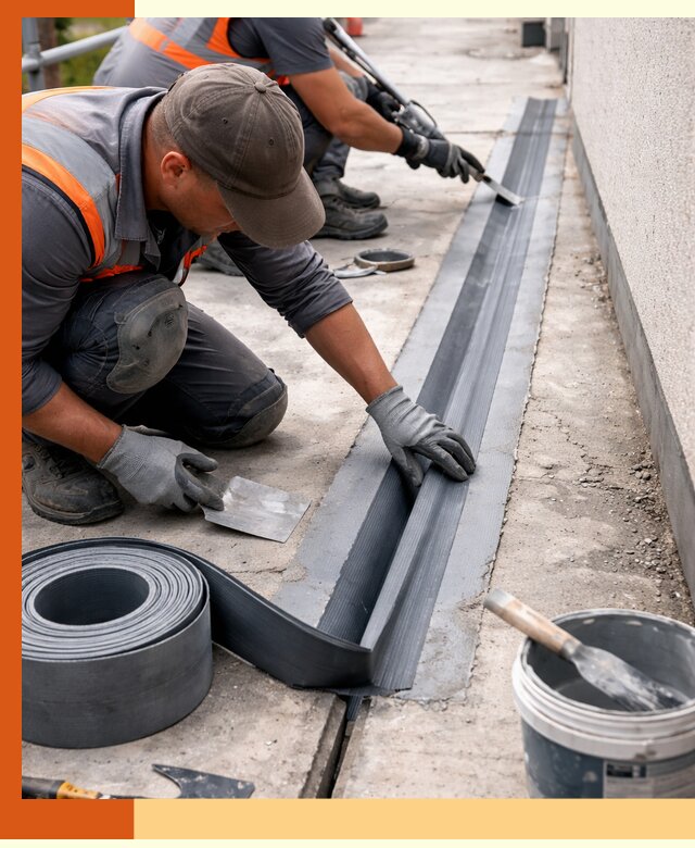 Гидроизоляция деформационного шва в Каспийске профессионально и надежно