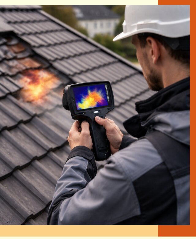 Тепловизионное обследование кровли в Каспийске от 4581 руб. — ТепломастерКсп под ключ