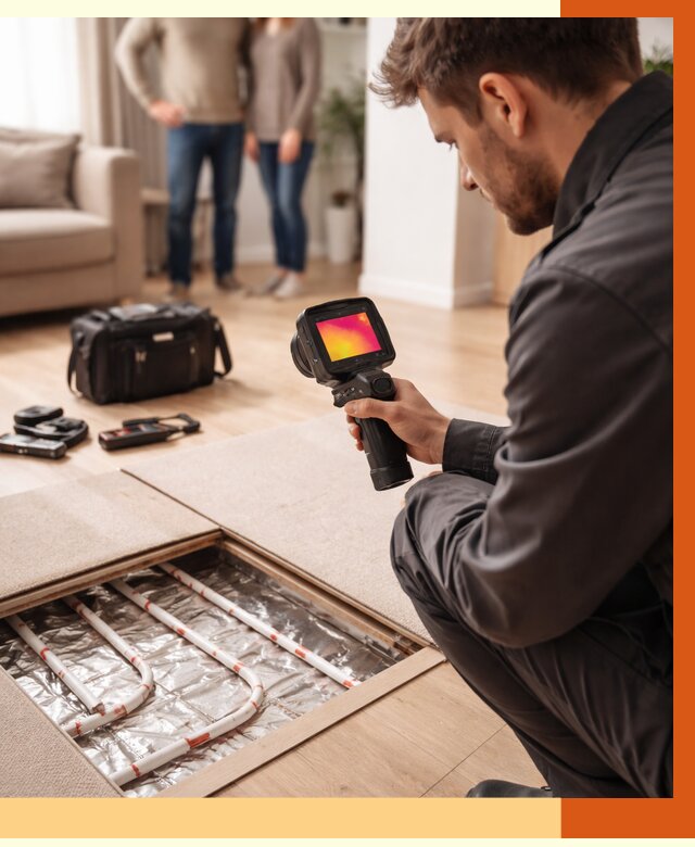 Тепловизионное обследование теплого пола в Каспийске от 4581 руб. — ТепломастерКсп