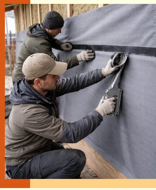 Монтаж ветроизоляции зданий и конструкций в Каспийске