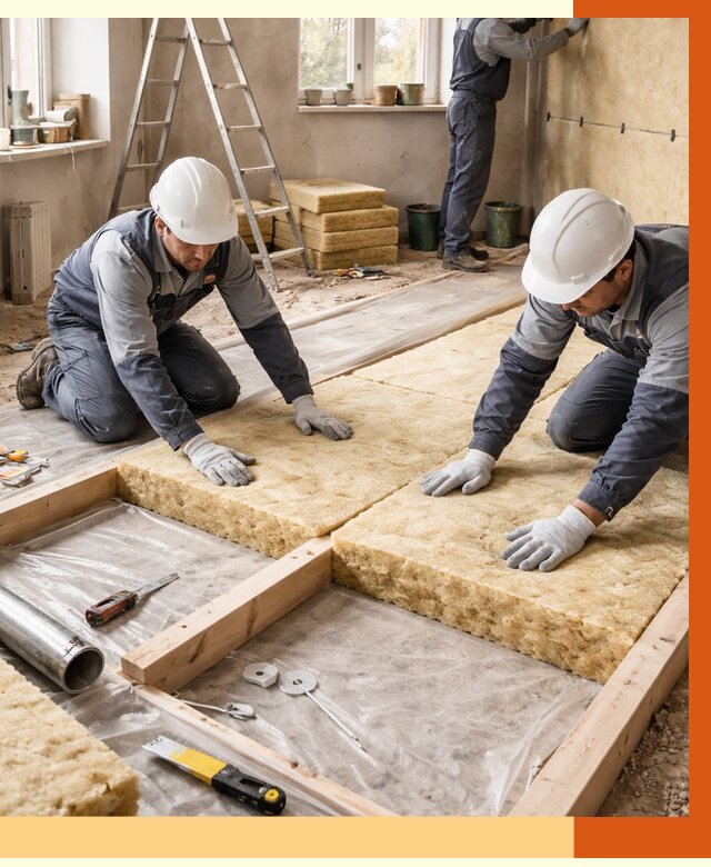 Восстановление теплоизоляции в Каспийске от 8654 руб. — ремонт утепления под ключ | ТепломастерКсп