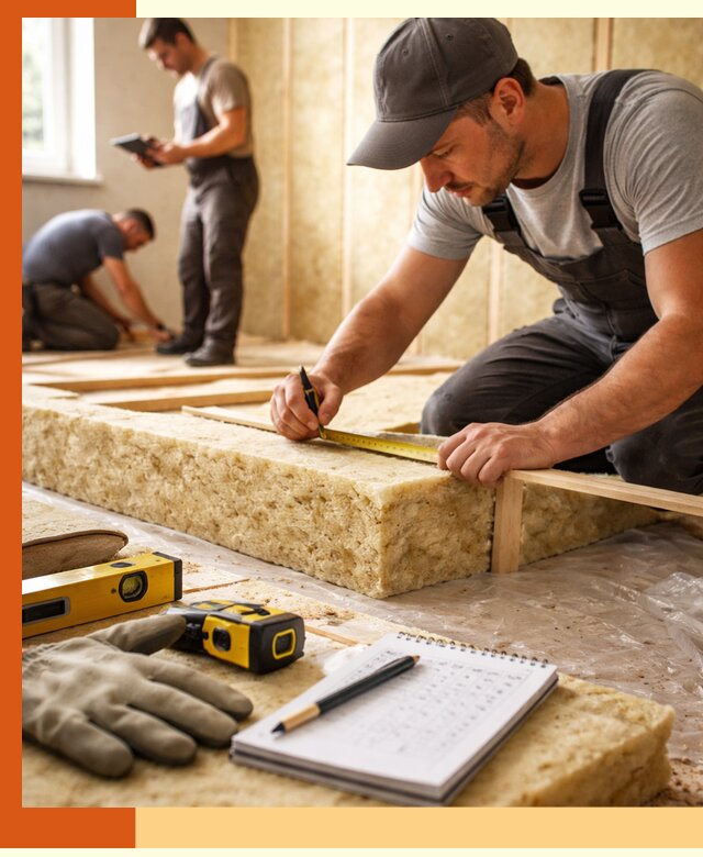 Расчет толщины утеплителя для зданий и помещений в Каспийске